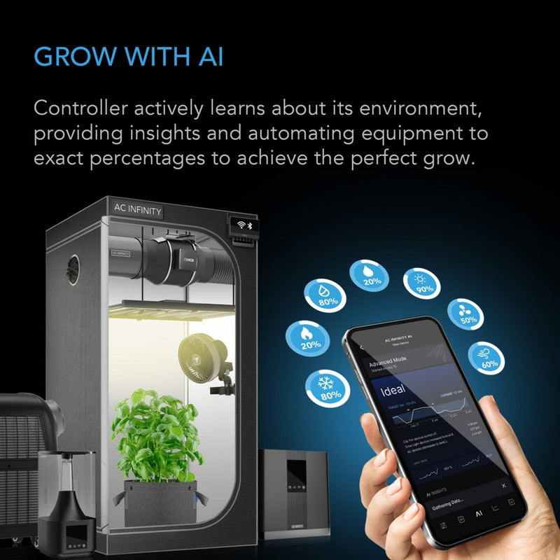 AC Infinity BLUETOOTH/WIFI AI Powered Environmental Controller AI+ - Indoor Farmer