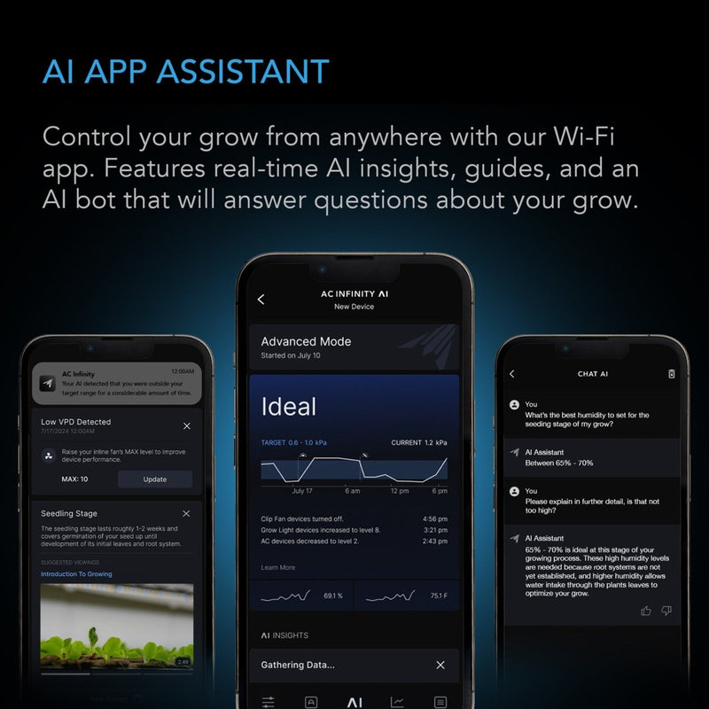 AC Infinity BLUETOOTH/WIFI AI Powered Environmental Controller AI+ - Indoor Farmer