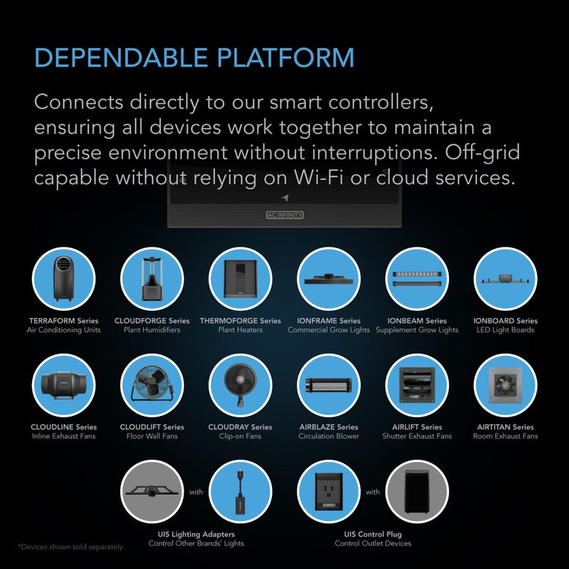 AC Infinity CLOUDFORGE T5 Environmental Plant Humidifier 9L - Indoor Farmer