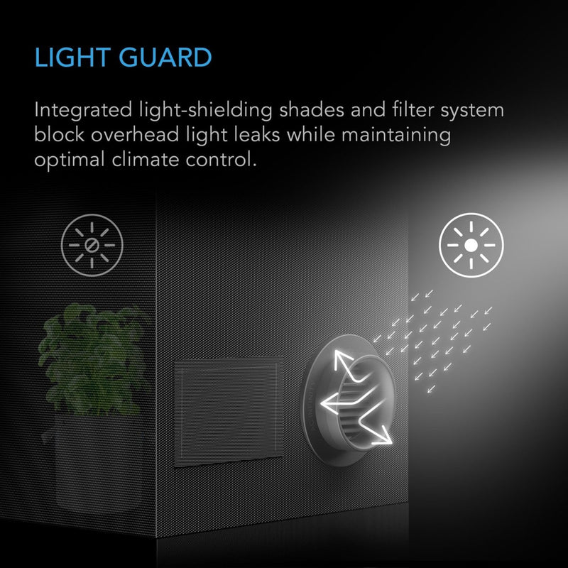 AC Infinity Grow Tent Duct Vent Attachment 6 - Inch 2 Pack - Indoor Farmer