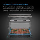 AC Infinity Heavy Duty Small Germination Kit with Height Extension, LED Grow Light Bars, Seedling Heat Mat - Indoor Farmer