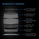 AC Infinity Heavy Duty Small Germination Kit with Height Extension, LED Grow Light Bars, Seedling Heat Mat - Indoor Farmer