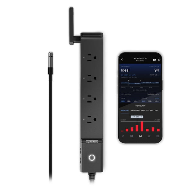 AC Infinity OUTLET AI Environment Controller – 4 Smart WiFi Outlets - Indoor Farmer