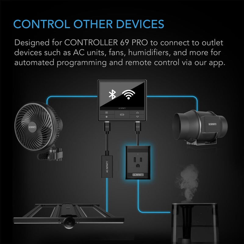 AC Infinity UIS Control Plug for Outlet - Powered Equipment - Indoor Farmer