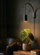Aspect Grow Light with Luna Wooden Wall Mount Set White - Indoor Farmer