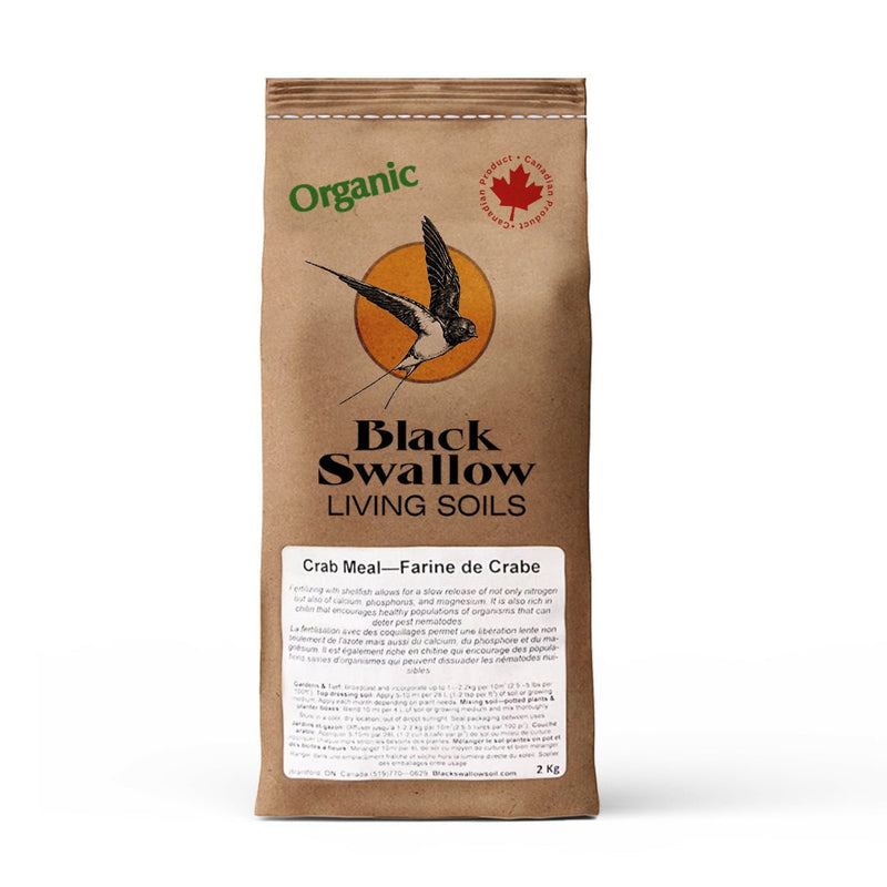 Black Swallow Crab Meal Organic 5LB - Indoor Farmer