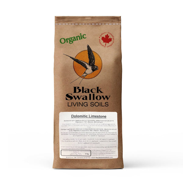 Black Swallow Dolomitic Limestone 2KG (4.4 LB) - Indoor Farmer