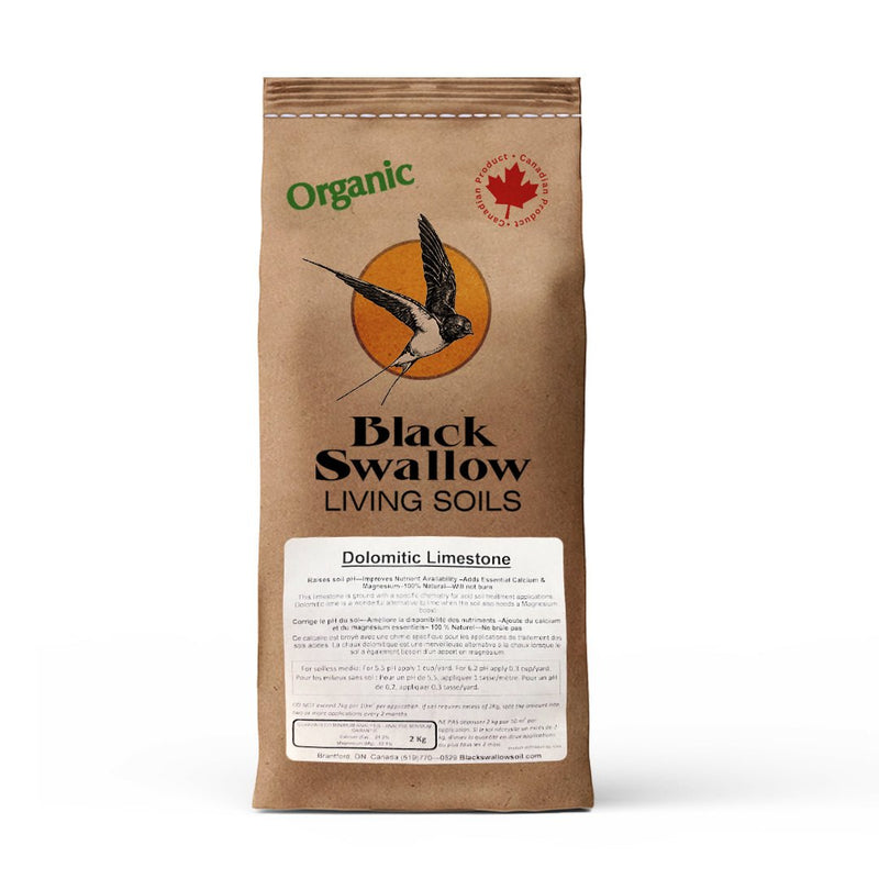Black Swallow Dolomitic Limestone 2KG (4.4 LB) - Indoor Farmer