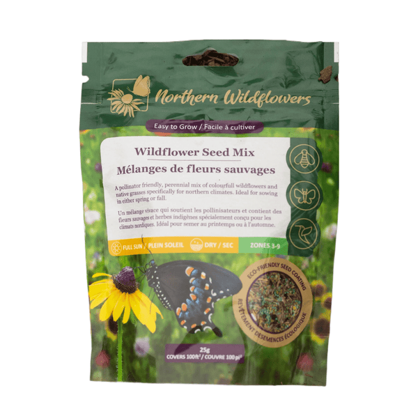 Easy to Grow Wildflower Seed Mix 100 Square Feet (25g) - Indoor Farmer