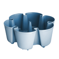 GreenStalk Leaf Planter Single Tier - Original Texture Glacier Blue - Indoor Farmer