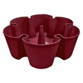 GreenStalk Leaf Planter Single Tier - Original Texture Rusted Red - Indoor Farmer