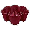 GreenStalk Leaf Planter Single Tier - Original Texture Rusted Red - Indoor Farmer