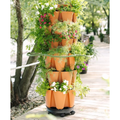 GreenStalk Original & Leaf Inventor's Bundle Terracotta - Indoor Farmer