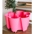 GreenStalk Original Planter Single Tier - Original Texture Strawberry Pink - Indoor Farmer