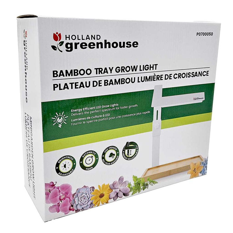Holland Greenhouse Bamboo Tray Grow Light - Indoor Farmer