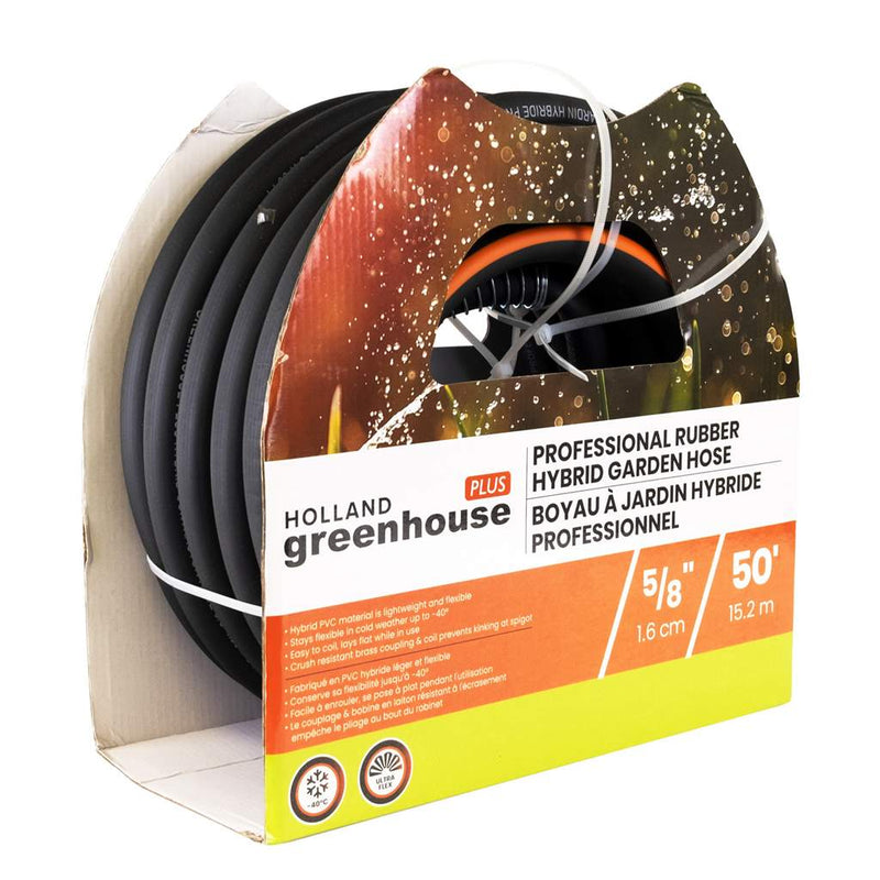 Holland Greenhouse PLUS Professional Rubber Hybrid Garden Hose - Indoor Farmer