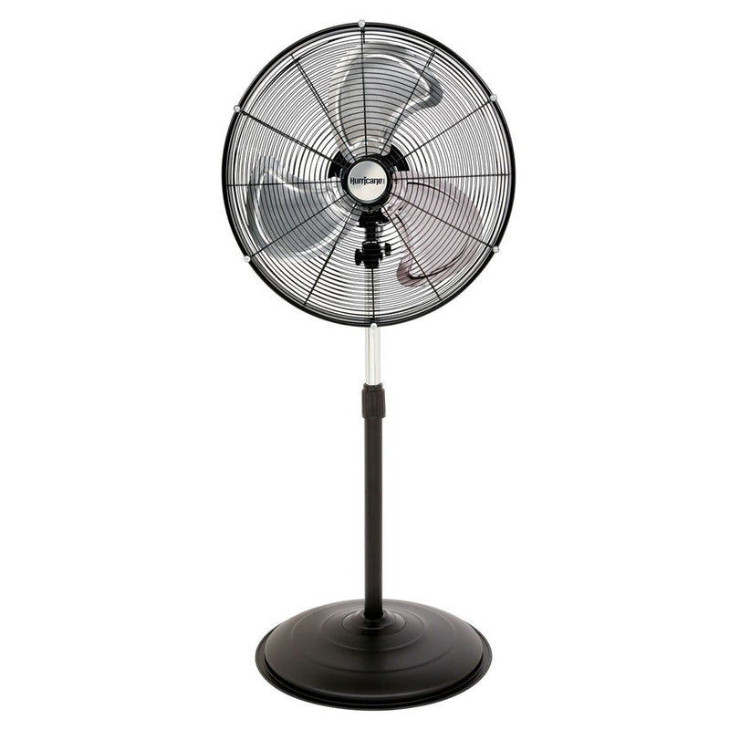 Hurricane Pro High Velocity Oscillating Metal Stand Fan 20" - Indoor Farmer