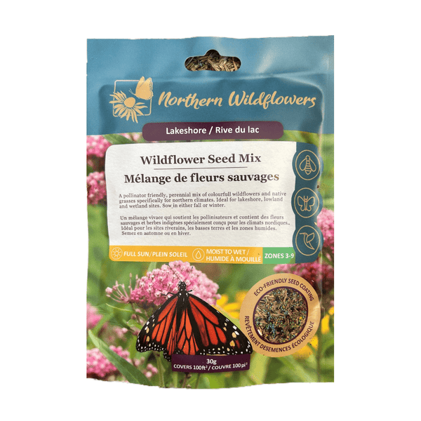 Lakeshore Wildflower Seed Mix 100 Square Feet (30g) - Indoor Farmer