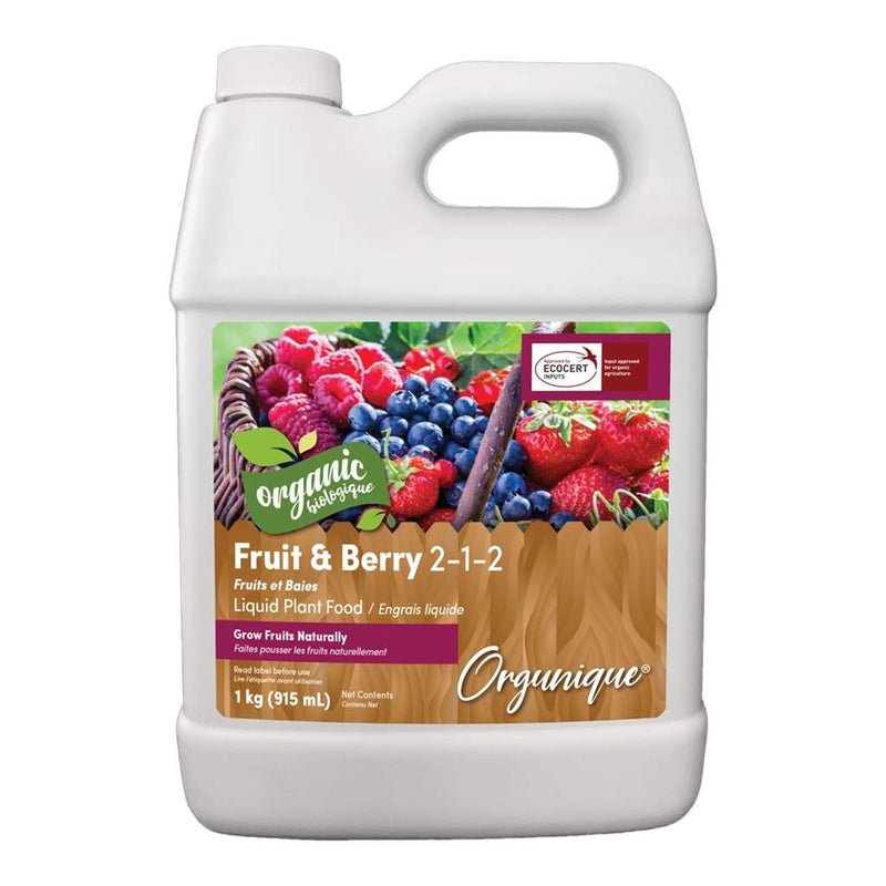 Orgunique Organic Fruit & Berry (2 - 1 - 2) 1 KG - Indoor Farmer