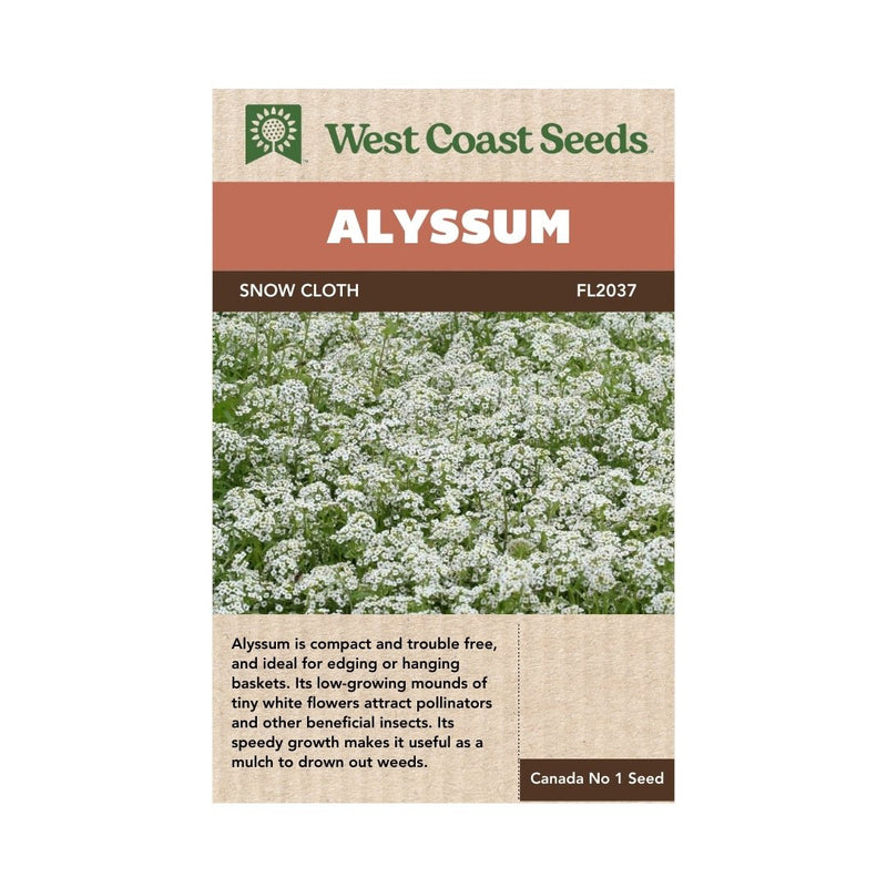 Snow Cloth Alyssum Seeds 0.15g (Approx. 405 seeds) - Indoor Farmer