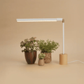 Soltech Versa Tabletop Grow Light White/Natural Wood Base - Indoor Farmer