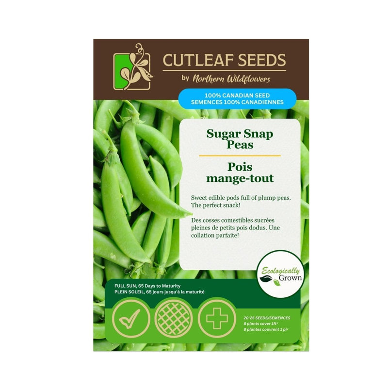 Sugar Snap Pea Seeds Approx. 20 - 25 seeds - Indoor Farmer