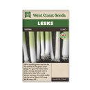 Varna Organic Leek Seeds 0.5g (Approx. 134 seeds) - Indoor Farmer