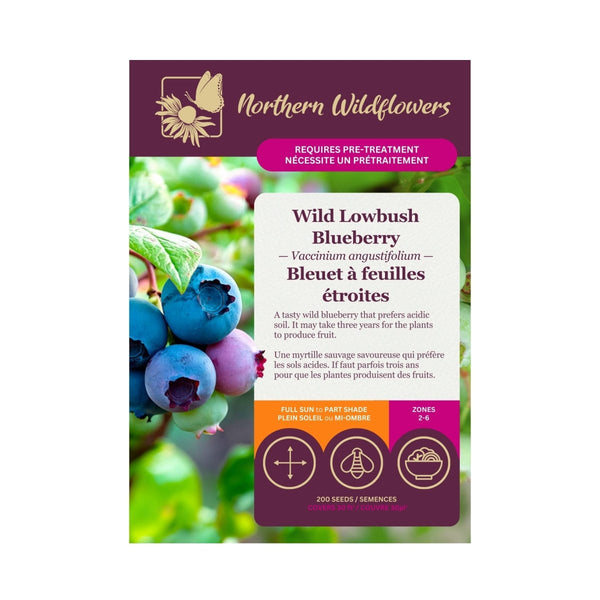 Wild Lowbush Blueberry Seeds Approx. 200 seeds - Indoor Farmer