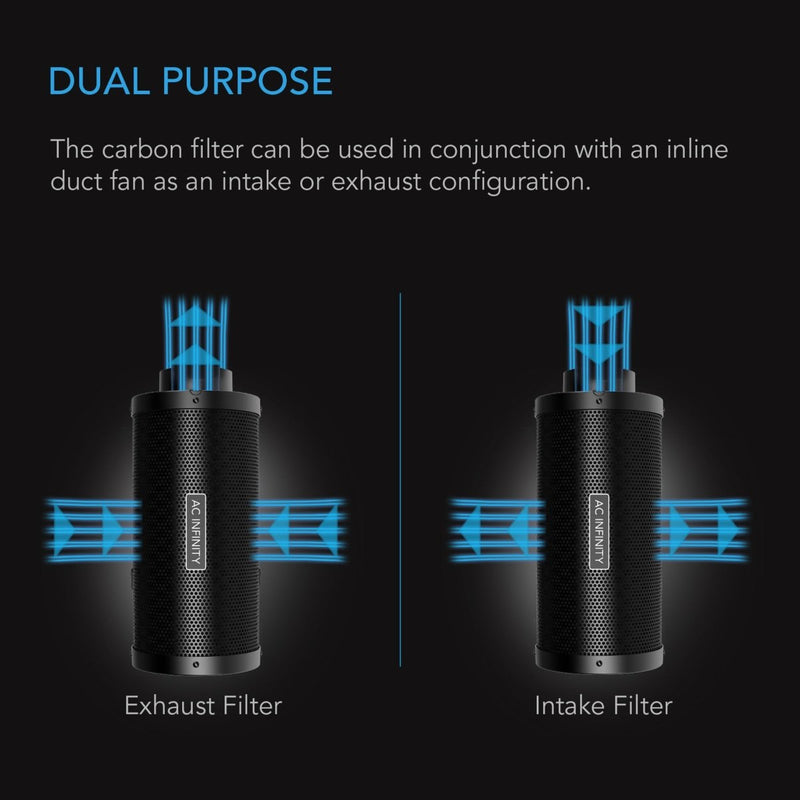 AC Infinity Australian Charcoal Carbon Filter XL - 6 INCH (520 CFM) - Indoor Farmer