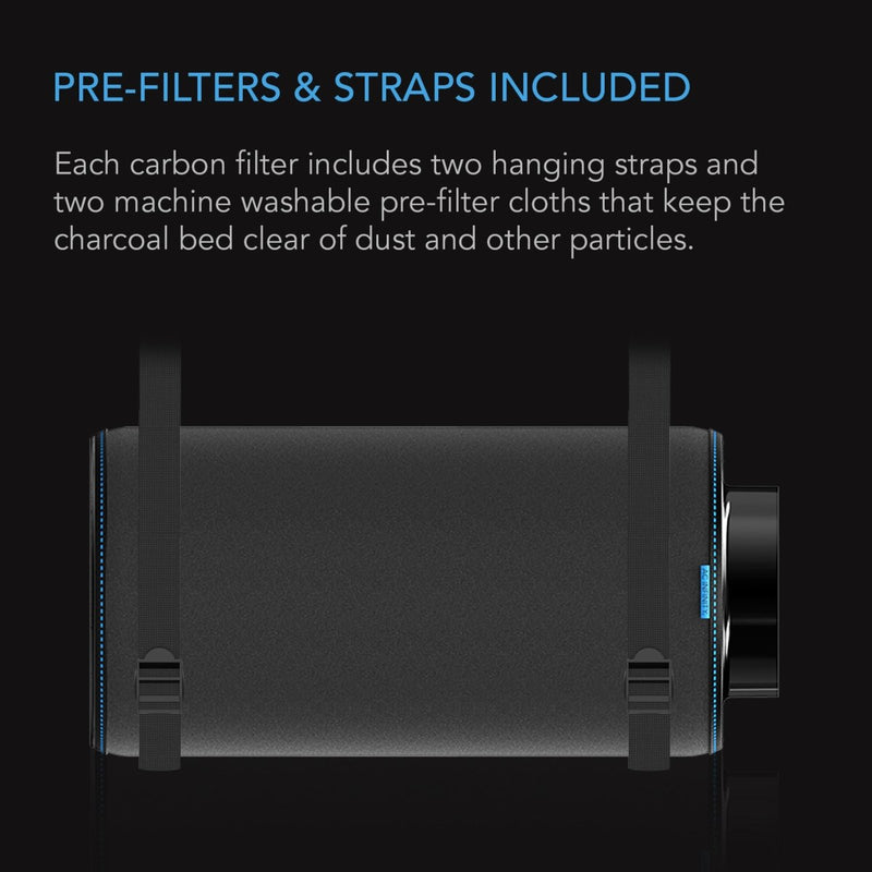 AC Infinity Australian Charcoal Carbon Filter XL - 6 INCH (520 CFM) - Indoor Farmer