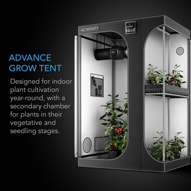 AC Infinity CLOUDLAB 2-IN-1 Advance Grow Tents 5'X4'X6.6' - Indoor Farmer