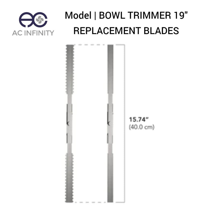 AC Infinity Spin Cut Bowl Trimmer Replacement Blades - Indoor Farmer