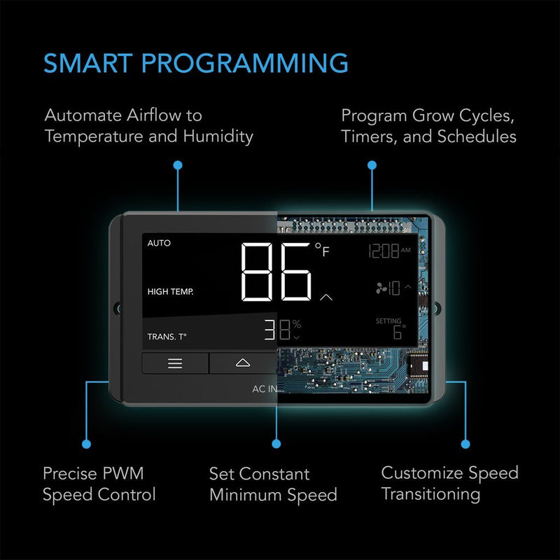 AC Infinity BLUETOOTH Smart Digital Fan Controller 67 - Indoor Farmer