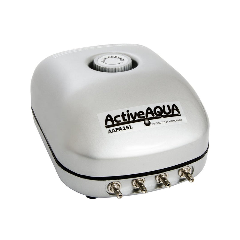 Active Aqua Air Pump 4 Outlets - 6W, 15 L/min - Indoor Farmer
