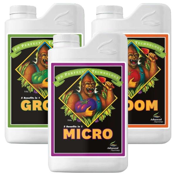 Advanced Nutrients 3Part Basic Pack (pH Perfect) - Indoor Farmer