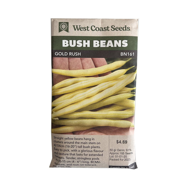 Beans - Gold Rush Bush Bean Seeds - Indoor Farmer