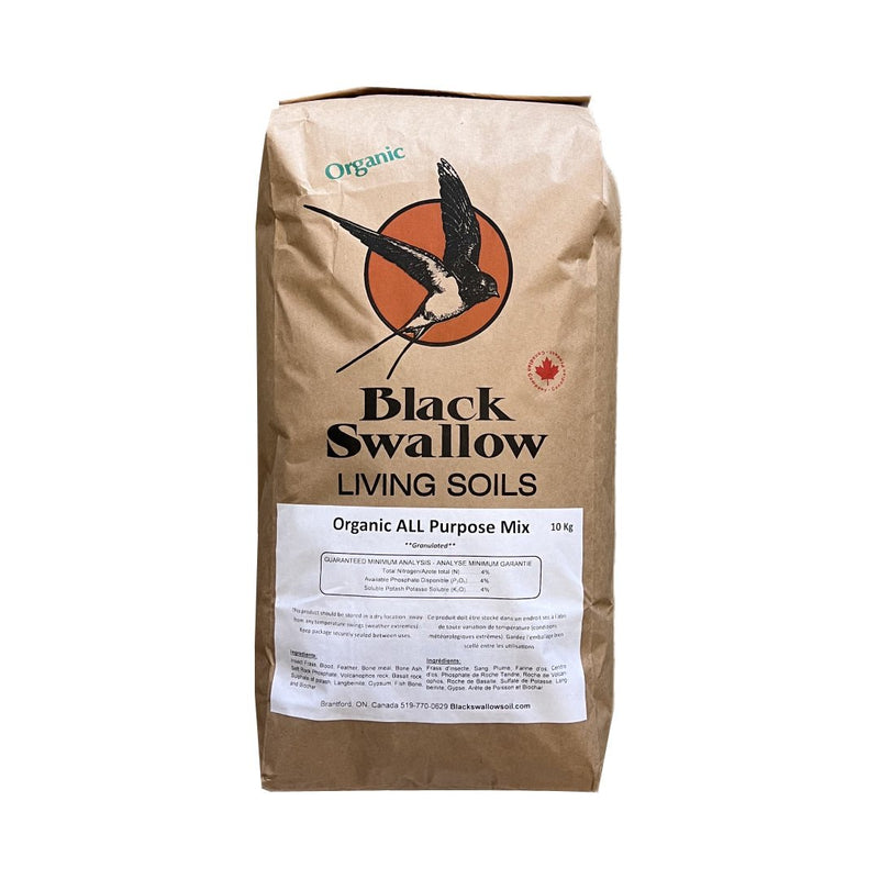 Black Swallow Organic ALL PURPOSE Mix (4-4-4) - Indoor Farmer