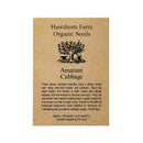 Cabbage - Amarant Seeds 100 Seed Packet - Indoor Farmer