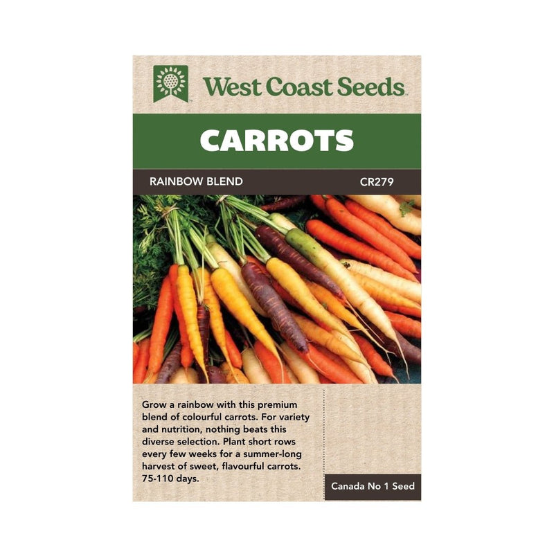 Carrot - Rainbow Blend Carrot Seeds 0.75g - Indoor Farmer