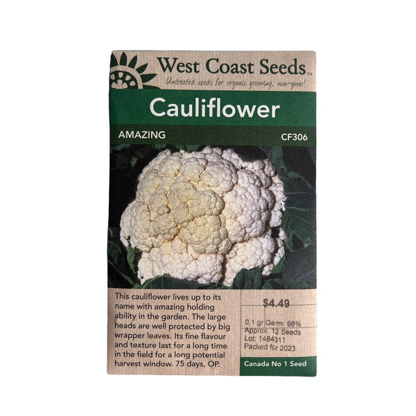 Cauliflower - Amazing Cauliflower Seeds 0.1g (approx. 19 seeds) - Indoor Farmer