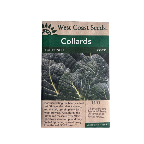 Collards - Top Bunch Collards Seeds - Indoor Farmer
