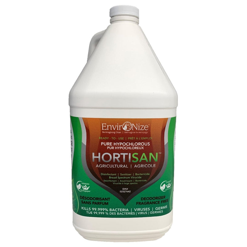 EnviroNize Hortisan Agricultural Disinfectant 4L Refill Jug - Indoor Farmer