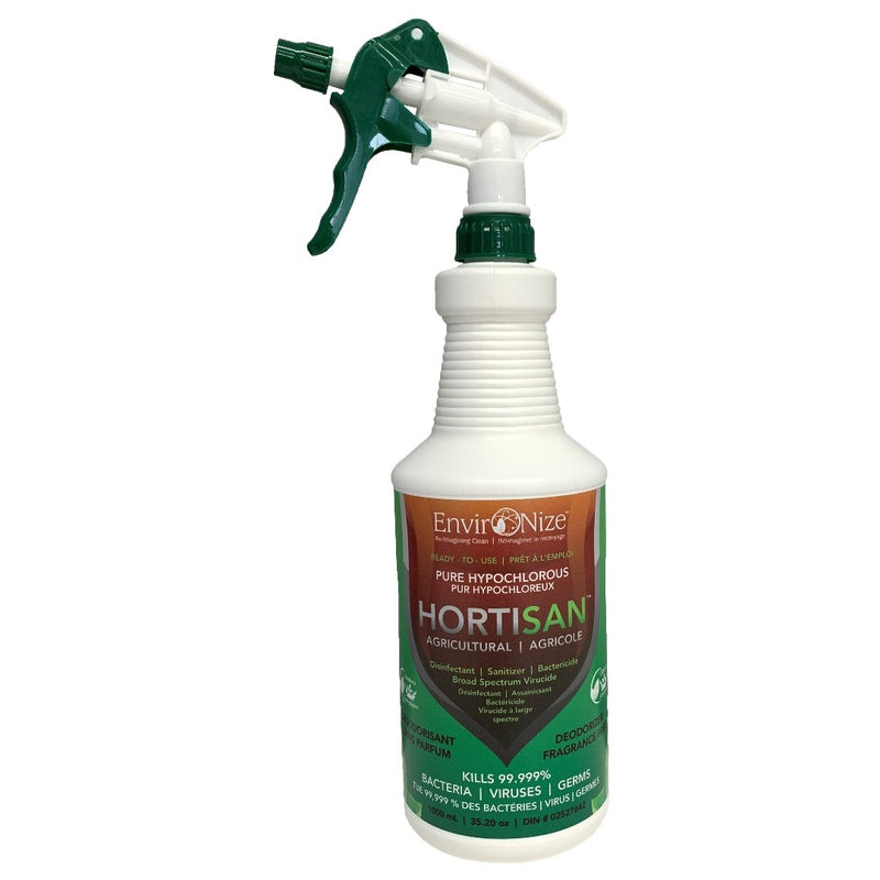 EnviroNize Hortisan Agricultural Disinfectant 1000 ML w/Trigger Sprayer - Indoor Farmer