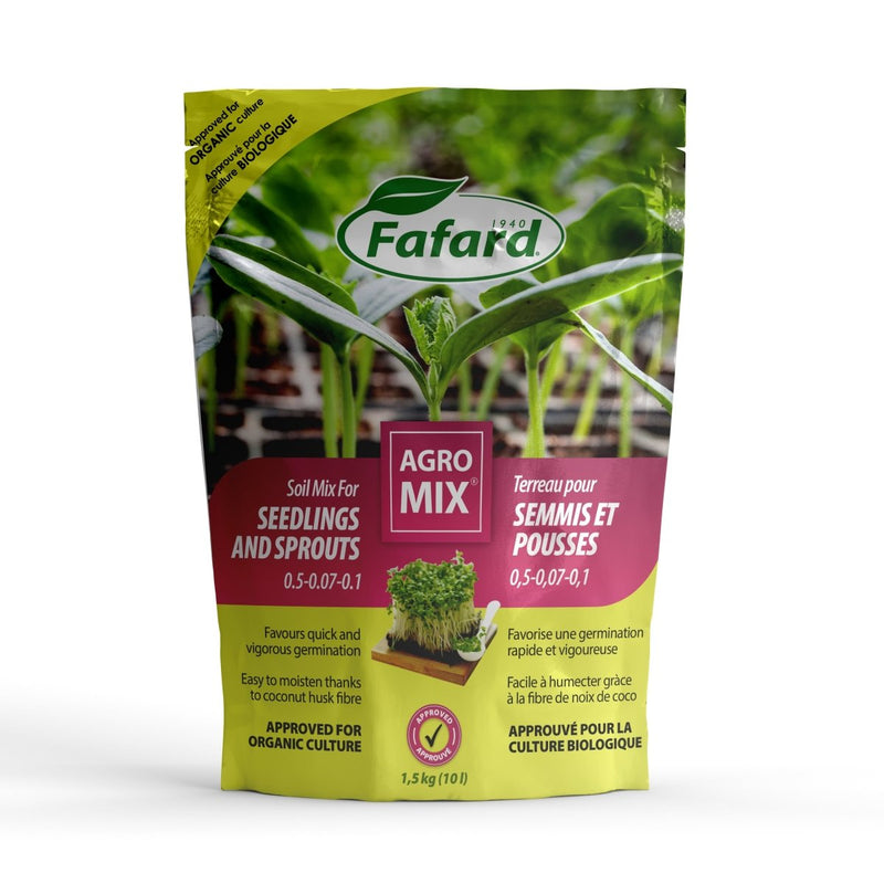 Fafard AGROMIX Soil Mix For SEEDLINGS and SPROUTS - Indoor Farmer