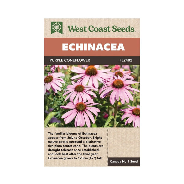 Flowers - Purple Coneflowers Echinacea Seeds - Indoor Farmer