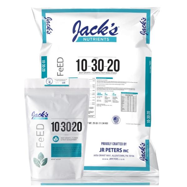 Jack's Nutrients BLOOM (10 - 30 - 20) 1KG (2.2LBS) - Indoor Farmer