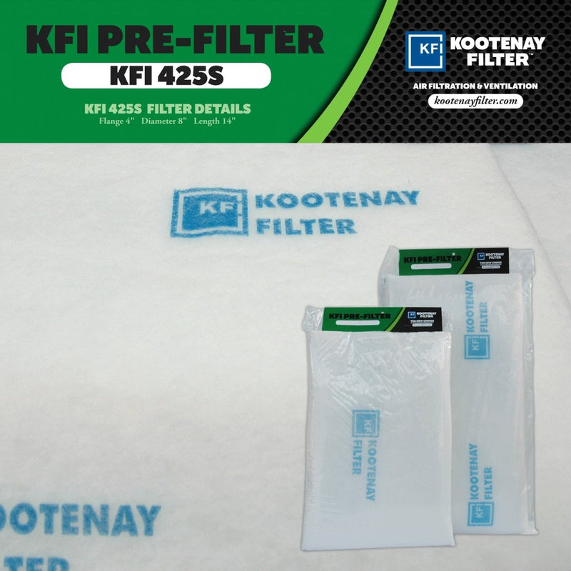 Kootenay Filter - Green Line Replacement Prefilter - Indoor Farmer