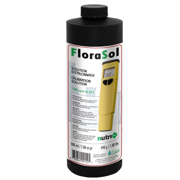 Nutri+ FloraSol Calibration Solution 1382 PPM 500 ML - Indoor Farmer