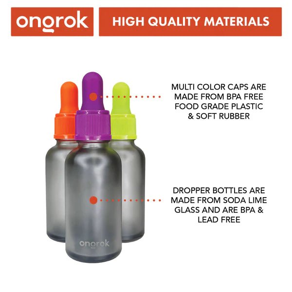 Ongrok Glass Concentrates Jar Droppers (6 Pack) - Indoor Farmer