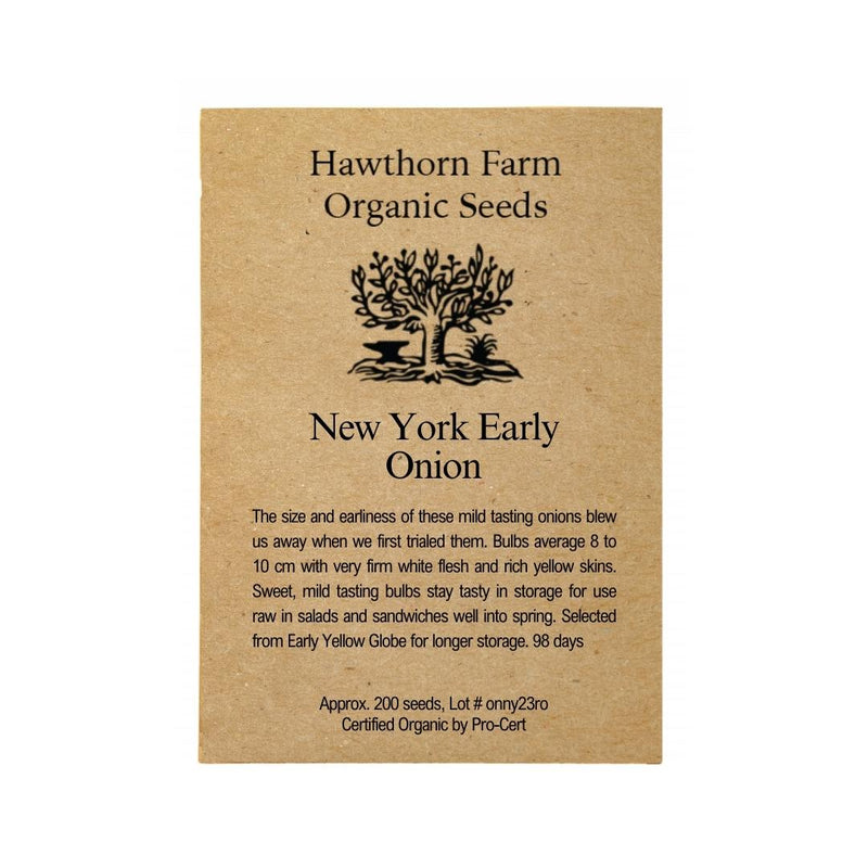 Onion - New York Early Seeds 200 Seed Packet - Indoor Farmer